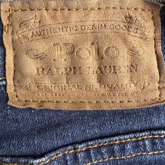 Polo Ralph Lauren Boys The Sullivan Slim Dark Wash Denim Jeans Size 18 - Picture 6 of 10